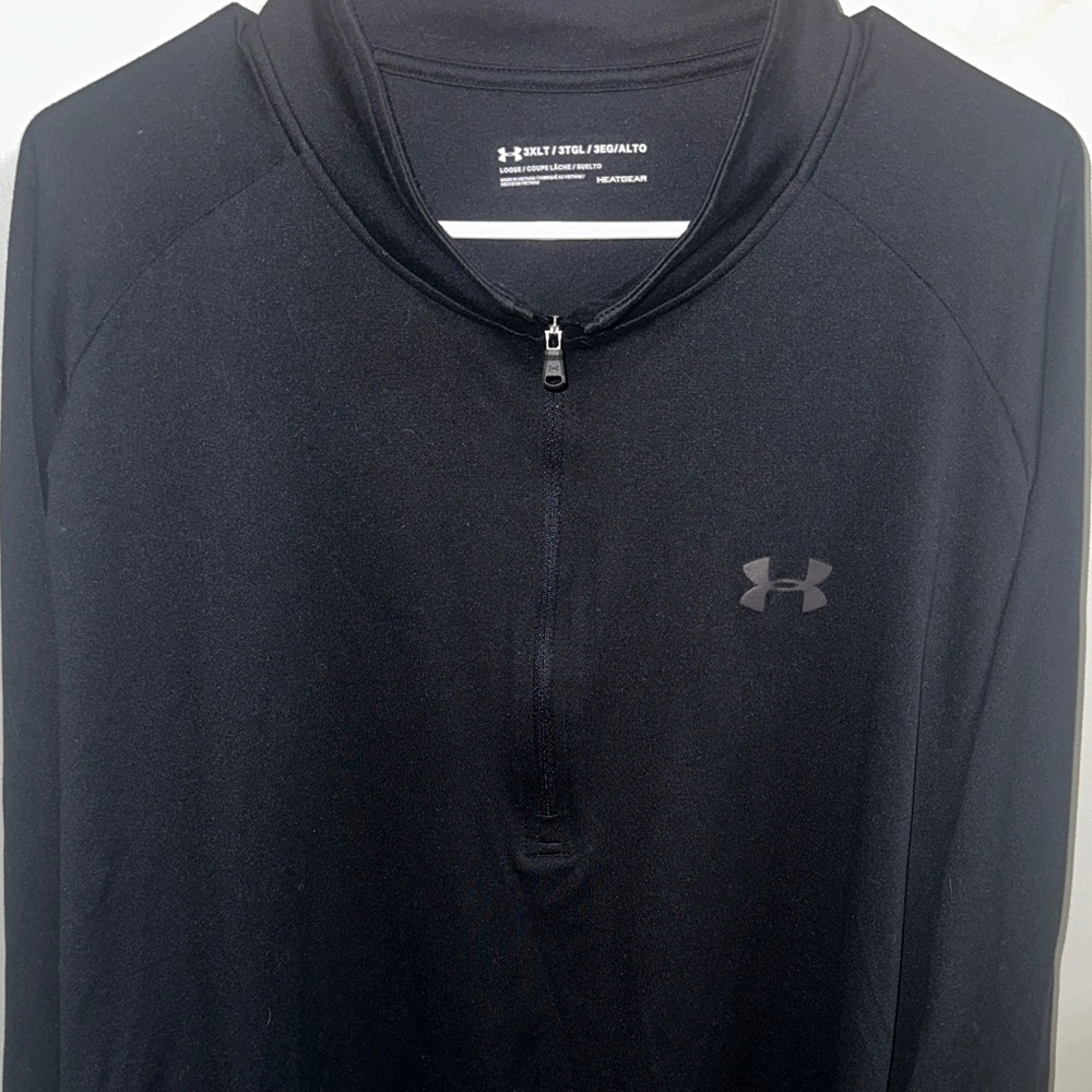 Men’s Under Armour Black Half-Zip Top